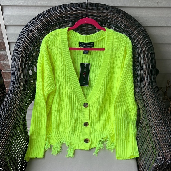 Polly & Esther Sweaters - Rue 21 Polly Esther Neon Sweater XL